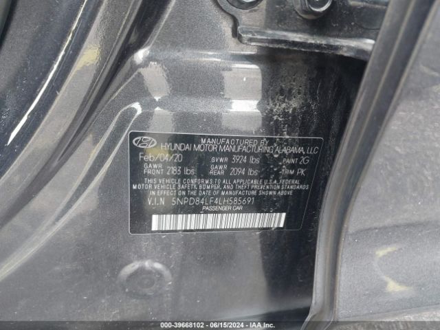 Photo 8 VIN: 5NPD84LF4LH585691 - HYUNDAI ELANTRA 