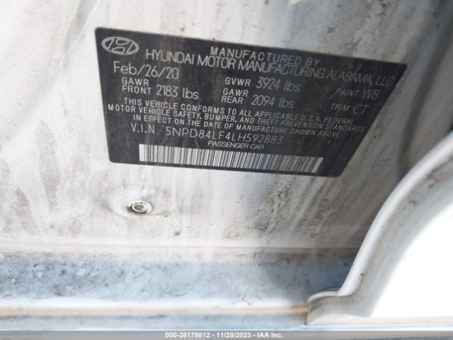 Photo 8 VIN: 5NPD84LF4LH592883 - HYUNDAI ELANTRA 