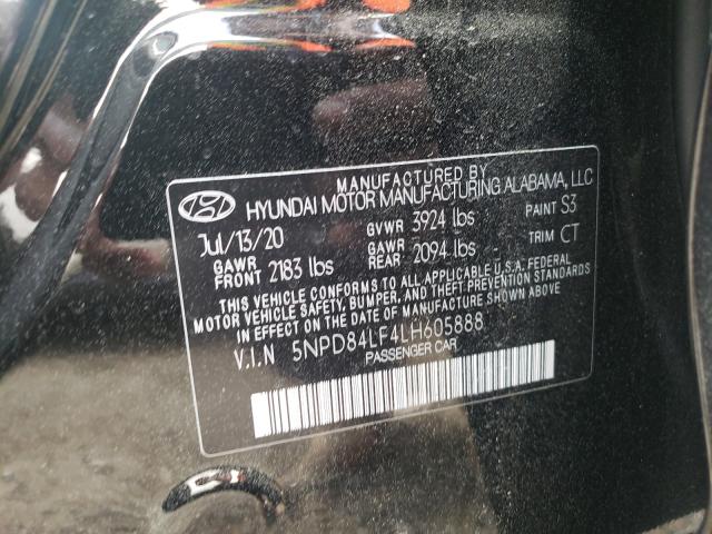 Photo 9 VIN: 5NPD84LF4LH605888 - HYUNDAI ELANTRA SE 