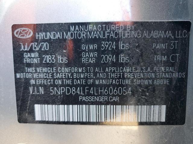 Photo 12 VIN: 5NPD84LF4LH606054 - HYUNDAI ELANTRA 