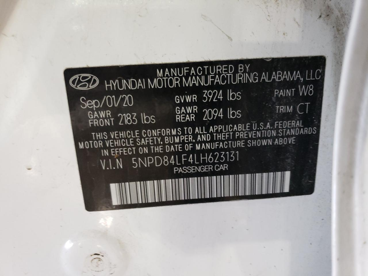 Photo 11 VIN: 5NPD84LF4LH623131 - HYUNDAI ELANTRA 