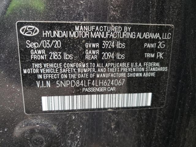 Photo 12 VIN: 5NPD84LF4LH624067 - HYUNDAI ELANTRA SE 