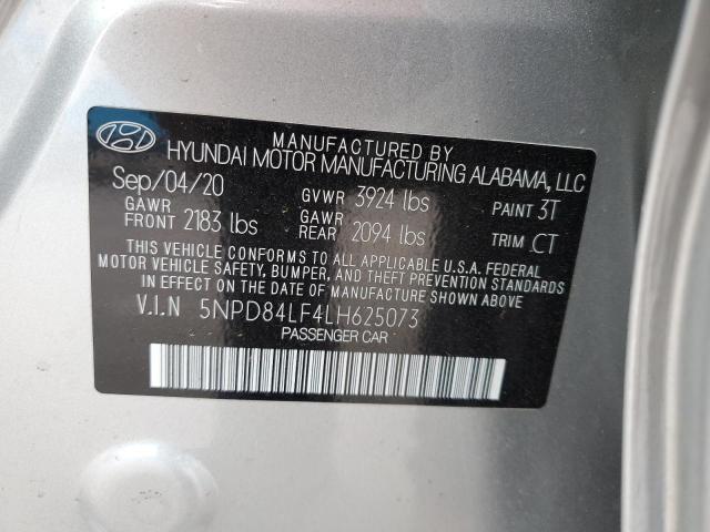 Photo 9 VIN: 5NPD84LF4LH625073 - HYUNDAI ELANTRA SE 