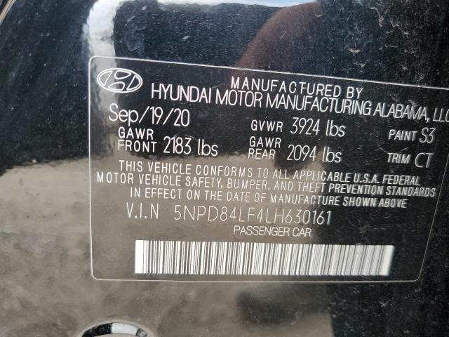 Photo 12 VIN: 5NPD84LF4LH630161 - HYUNDAI ELANTRA SE 