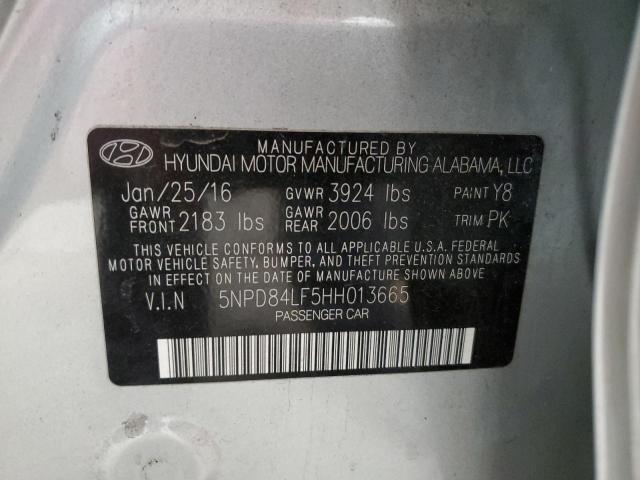 Photo 9 VIN: 5NPD84LF5HH013665 - HYUNDAI ELANTRA SE 