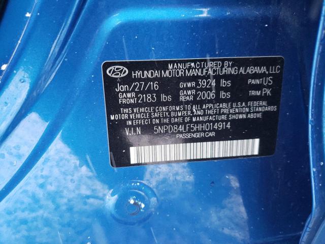 Photo 11 VIN: 5NPD84LF5HH014914 - HYUNDAI ELANTRA SE 