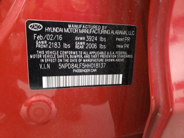 Photo 11 VIN: 5NPD84LF5HH018137 - HYUNDAI ELANTRA 