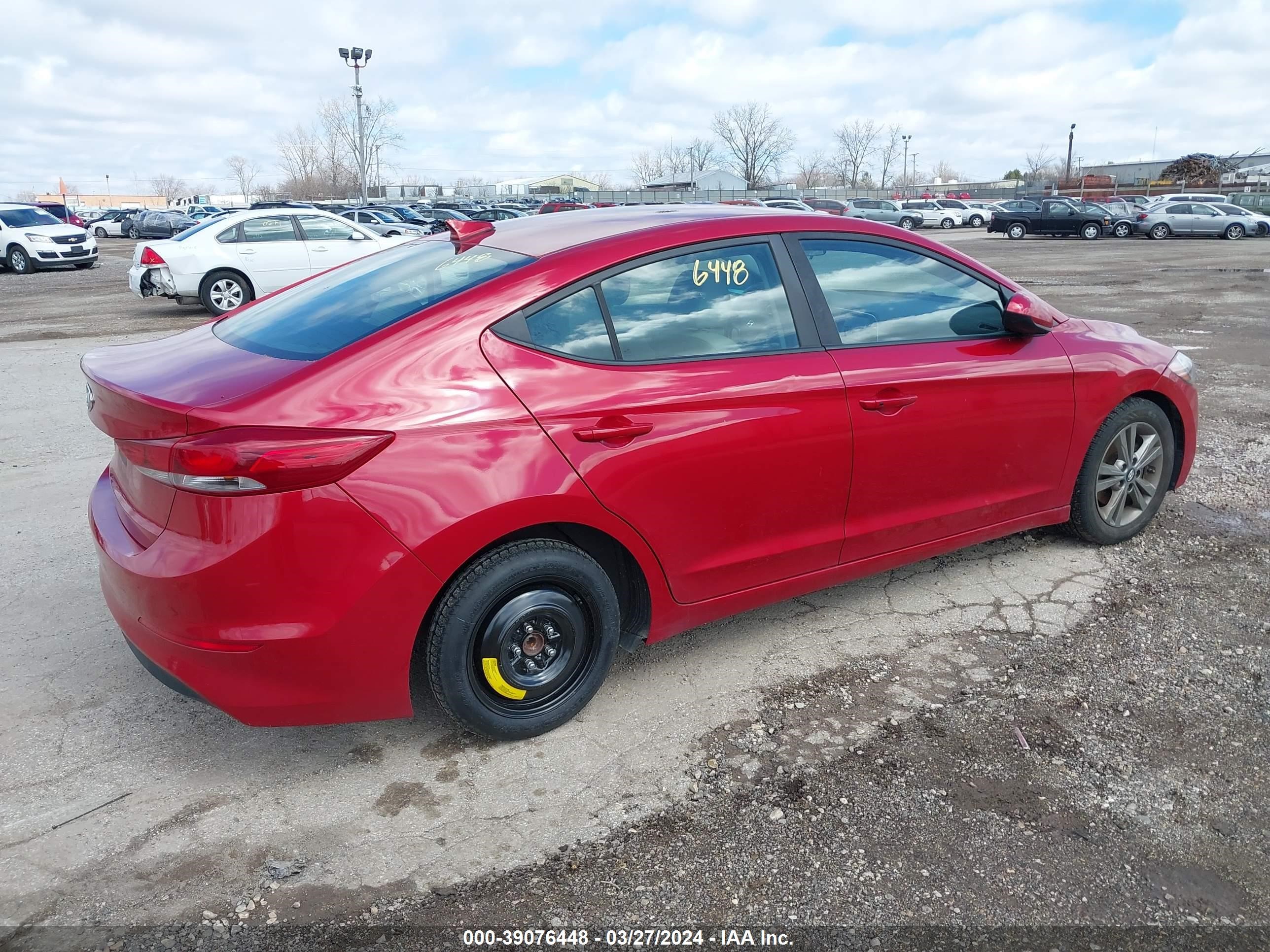 Photo 3 VIN: 5NPD84LF5HH021846 - HYUNDAI ELANTRA 