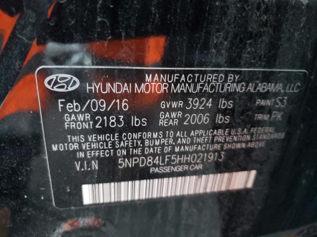 Photo 9 VIN: 5NPD84LF5HH021913 - HYUNDAI ELANTRA SE 