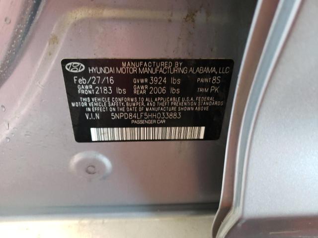 Photo 11 VIN: 5NPD84LF5HH033883 - HYUNDAI ELANTRA SE 