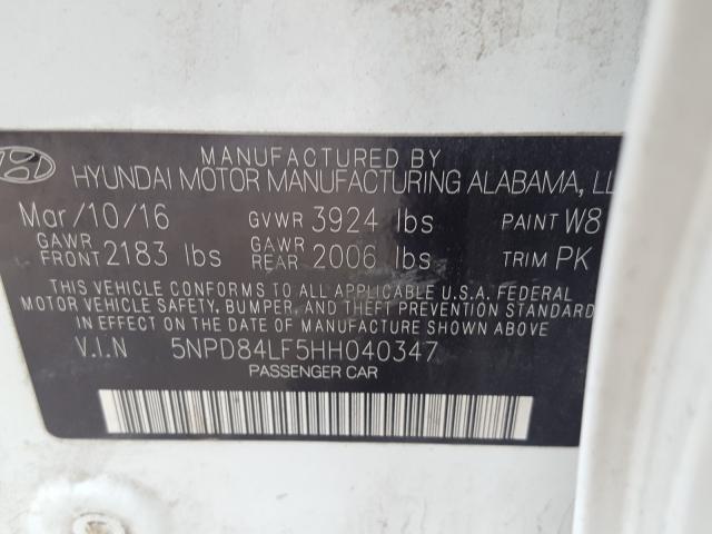 Photo 9 VIN: 5NPD84LF5HH040347 - HYUNDAI ELANTRA SE 