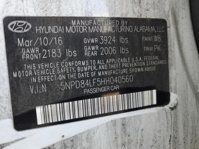 Photo 11 VIN: 5NPD84LF5HH040560 - HYUNDAI ELANTRA 