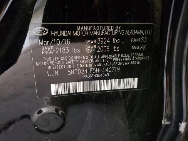 Photo 11 VIN: 5NPD84LF5HH040719 - HYUNDAI ELANTRA SE 