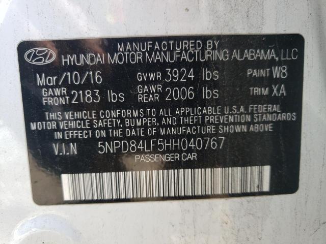 Photo 9 VIN: 5NPD84LF5HH040767 - HYUNDAI ELANTRA SE 