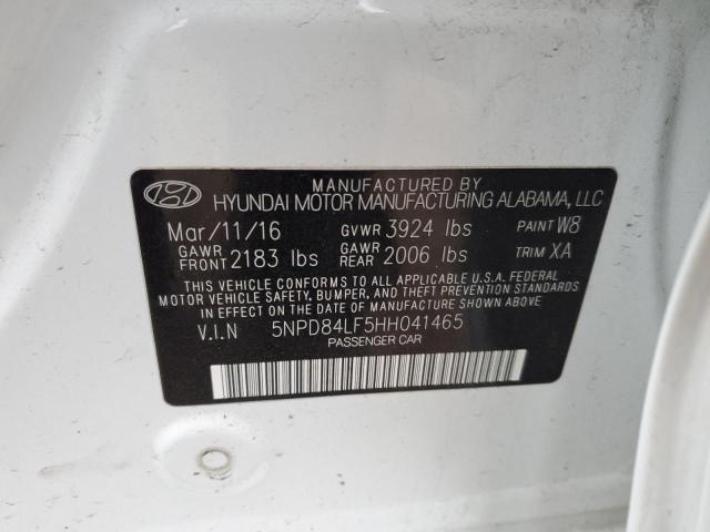 Photo 11 VIN: 5NPD84LF5HH041465 - HYUNDAI ELANTRA SE 