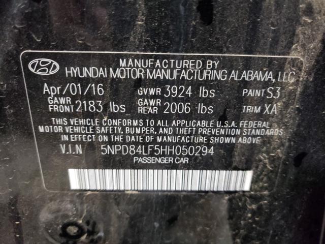 Photo 9 VIN: 5NPD84LF5HH050294 - HYUNDAI ELANTRA 