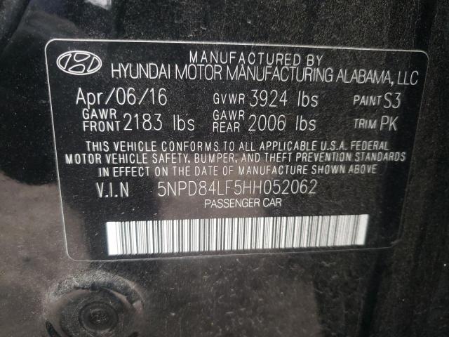 Photo 11 VIN: 5NPD84LF5HH052062 - HYUNDAI ELANTRA 