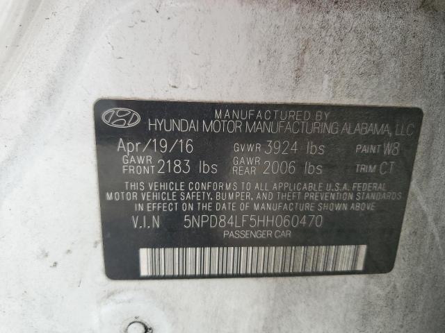 Photo 11 VIN: 5NPD84LF5HH060470 - HYUNDAI ELANTRA 