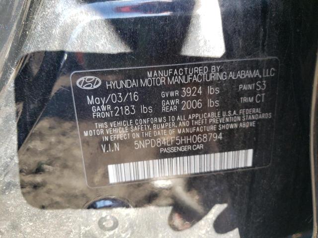 Photo 9 VIN: 5NPD84LF5HH068794 - HYUNDAI ELANTRA SE 