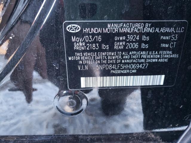 Photo 9 VIN: 5NPD84LF5HH069427 - HYUNDAI ELANTRA SE 