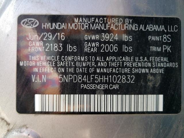 Photo 11 VIN: 5NPD84LF5HH102832 - HYUNDAI ELANTRA SE 