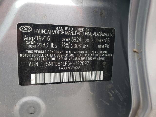 Photo 12 VIN: 5NPD84LF5HH122692 - HYUNDAI ELANTRA SE 