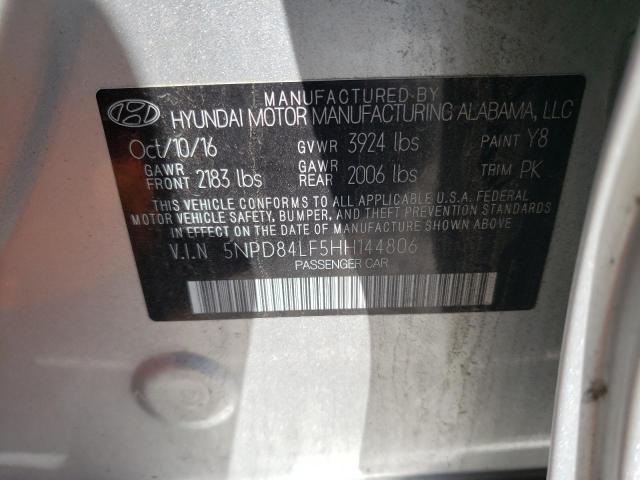 Photo 9 VIN: 5NPD84LF5HH144806 - HYUNDAI ELANTRA SE 