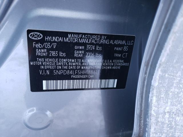 Photo 9 VIN: 5NPD84LF5HH188613 - HYUNDAI ELANTRA SE 