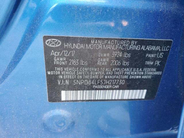 Photo 11 VIN: 5NPD84LF5JH217730 - HYUNDAI ELANTRA SE 