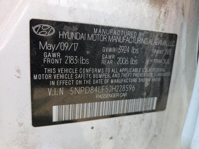 Photo 9 VIN: 5NPD84LF5JH228596 - HYUNDAI ELANTRA SE 