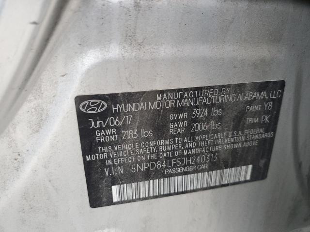 Photo 11 VIN: 5NPD84LF5JH240313 - HYUNDAI ELANTRA 