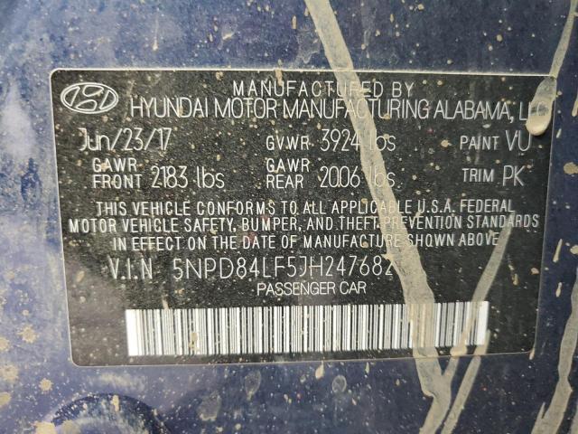 Photo 11 VIN: 5NPD84LF5JH247682 - HYUNDAI ELANTRA SE 