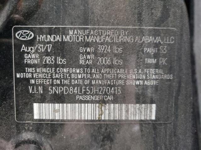 Photo 11 VIN: 5NPD84LF5JH270413 - HYUNDAI ELANTRA 