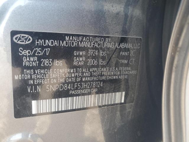 Photo 11 VIN: 5NPD84LF5JH278124 - HYUNDAI ELANTRA SE 