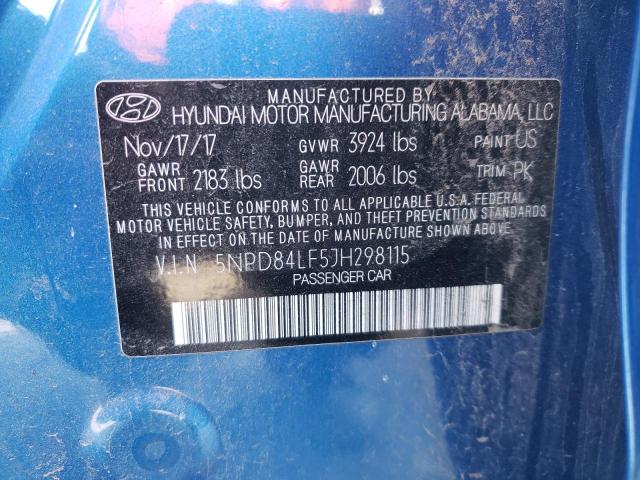 Photo 11 VIN: 5NPD84LF5JH298115 - HYUNDAI ELANTRA SE 