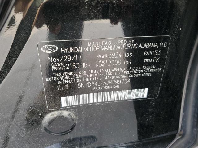 Photo 12 VIN: 5NPD84LF5JH299734 - HYUNDAI ELANTRA 