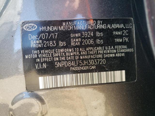 Photo 9 VIN: 5NPD84LF5JH303720 - HYUNDAI ELANTRA SE 