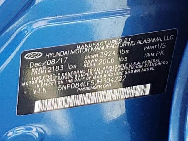 Photo 11 VIN: 5NPD84LF5JH304222 - HYUNDAI ELANTRA SE 