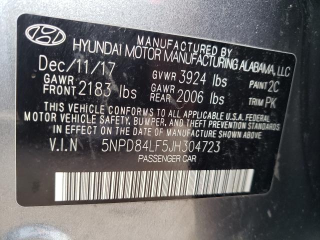 Photo 9 VIN: 5NPD84LF5JH304723 - HYUNDAI ELANTRA SE 