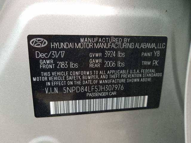 Photo 9 VIN: 5NPD84LF5JH307976 - HYUNDAI ELANTRA SE 