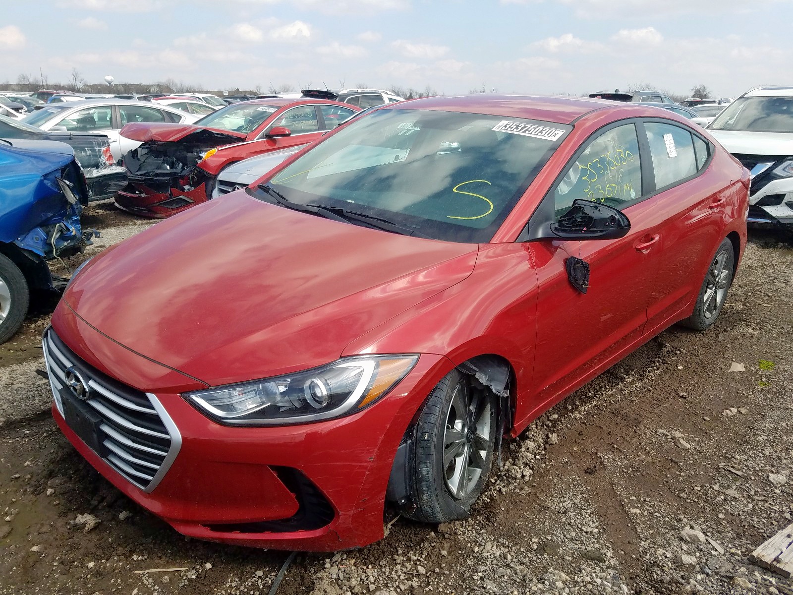 Photo 1 VIN: 5NPD84LF5JH308061 - HYUNDAI ELANTRA SE 