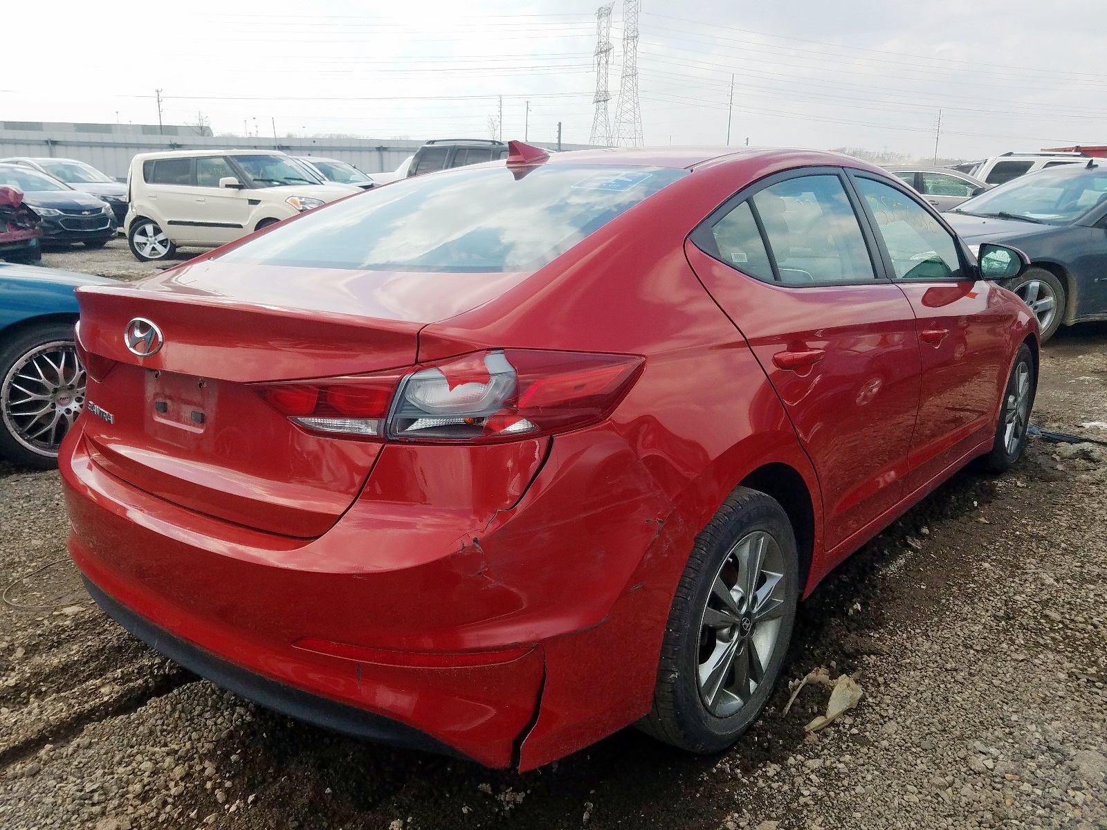 Photo 3 VIN: 5NPD84LF5JH308061 - HYUNDAI ELANTRA SE 