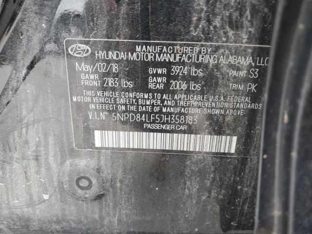 Photo 11 VIN: 5NPD84LF5JH358183 - HYUNDAI ELANTRA SE 