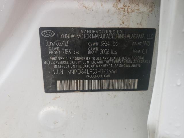 Photo 9 VIN: 5NPD84LF5JH373668 - HYUNDAI ELANTRA SE 