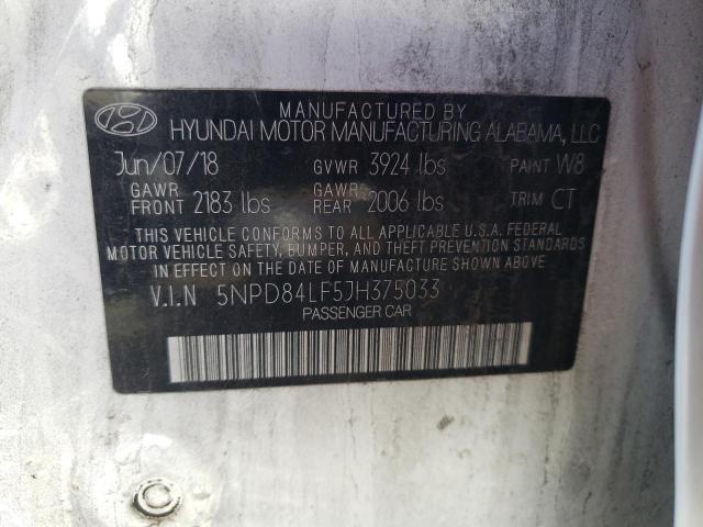 Photo 9 VIN: 5NPD84LF5JH375033 - HYUNDAI ELANTRA SE 