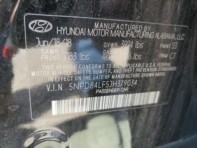 Photo 12 VIN: 5NPD84LF5JH379034 - HYUNDAI ELANTRA SE 