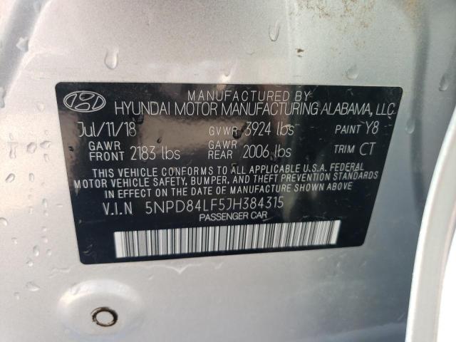 Photo 11 VIN: 5NPD84LF5JH384315 - HYUNDAI ELANTRA 