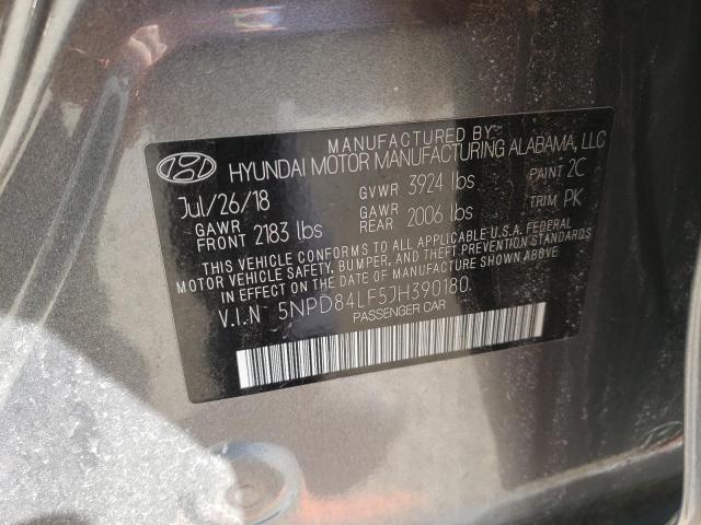 Photo 9 VIN: 5NPD84LF5JH390180 - HYUNDAI ELANTRA SE 