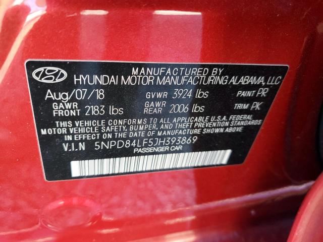 Photo 11 VIN: 5NPD84LF5JH393869 - HYUNDAI ELANTRA SE 