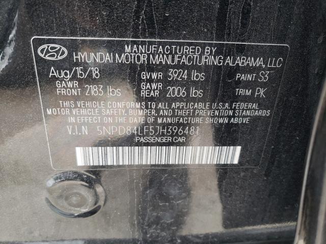 Photo 9 VIN: 5NPD84LF5JH396481 - HYUNDAI ELANTRA 